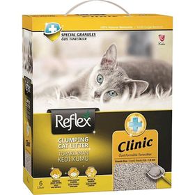 Reflex Klinik 6 lt İnce Taneli Kokusuz Kedi Kumu