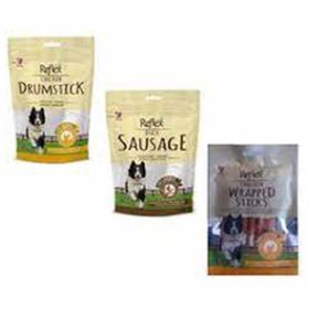 Reflex Kurutulmuş Karışık Drumstick Sausage Wrapped 3x80 gr Köpek Ödül Maması