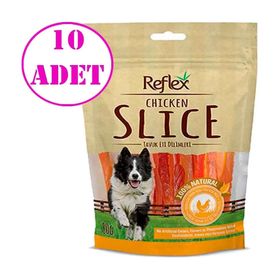Reflex Kurutulmuş Tavuk Eti 10x80 gr Köpek Ödülü