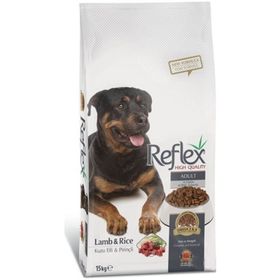 Reflex Kuzu Etli Pirinçli 1 kg Açık Yetişkin Köpek Maması