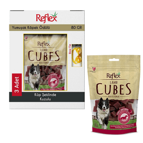 Reflex Kuzu Küp 80 gr Doğal Köpek Ödülü