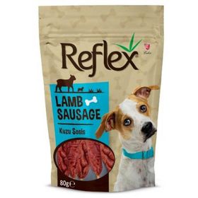 Reflex Kuzu Sosis 80 gr Köpek Ödülü