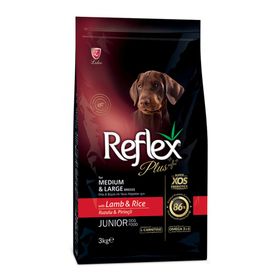 Reflex Kuzulu 3 kg Orta ve Büyük Irk Yavru Kuru Köpek Maması