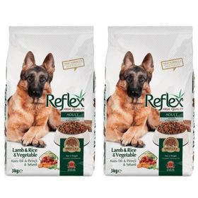 Reflex Kuzulu Pirinçli ve Sebzeli 2x3 kg Yetişkin Köpek Maması
