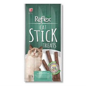 Reflex Kuzulu ve Kedi Otlu 3x5 gr 4 Paket Kedi Ödül Çubuğu