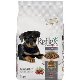 Reflex Kuzulu ve Pirinçli 3 Kg Yavru Kuru Köpek Maması