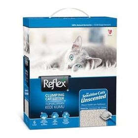Reflex Mavi Sensitive Kokusuz 6 lt Topaklanan Kedi Kumu