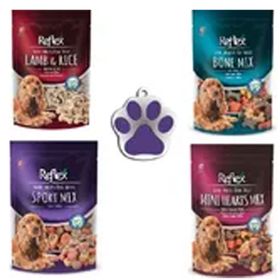 Reflex Mix 4 Çeşit Köpek Ödül Set + Tasma Kolyesi