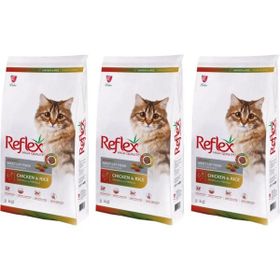 Reflex Multicolor Renkli Tavuklu Yetişkin Kedi Maması 2 Kg X 3 Paket ReflexMulticolor 2 Kg x 3 PAKET