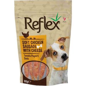 Reflex Peynirli Yumuşak Tavuk Parçaları 80 gr Köpek Ödül Maması