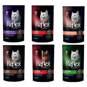 Reflex Plus 12x100 gr Pouch Karışık Yaş Kedi Maması