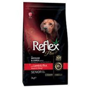 Reflex Plus 3 kg Kuzulu Orta Ve Büyük Irk Yaşlı Köpek Maması Açık Mama