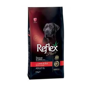 Reflex Plus 3 kg Orta ve Büyük Irk Kuzulu ve Pirinçli Köpek Maması