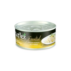 Reflex Plus 70 gr Essential Et Suyu İçinde Tavuklu ve Mangolu Kedi Konservesi