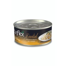 Reflex Plus 70 gr Essential Et Suyu İçinde Tavuklu ve Mangolu Kedi Konservesi