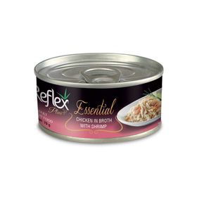 Reflex Plus 70 gr Essential Tavuk Parçalı ve Karidesli Et Sulu Yetişkin Kedi Maması