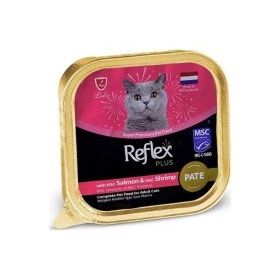 Reflex Plus 85 gr Ezme Somonlu ve Karidesli Yetişkin Kedi Konservesi