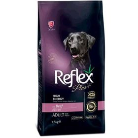 Reflex Plus Adult Dog High Energy 28/18 Beef 15 kg Köpek Maması + Company of Animals Halti Büyük Boy Siyah 2 mt Köpek Eğitim Kayışı