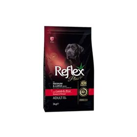 Reflex Plus Adult Kuzu Etli Büyük Irk 3 kg Yetişkin Köpek Maması