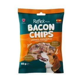 Reflex Plus Bacon Chips Çiğnemelik Jambon Dilimleri 85 gr Köpek Ödül Maması