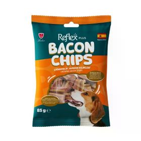 Reflex Plus Bacon Chips Çiğnemelik Jambon Dilimleri 85 gr Köpek Ödül Maması