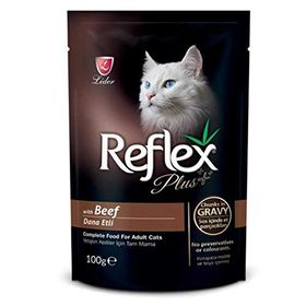 Reflex Plus Biftek Gravy Soslu 100 gr Kedi Konserve