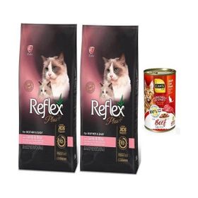 Reflex Plus Cat Mother and Baby 2x1.5 kg Kuzu Etli Anne ve Bebek Kedi Maması