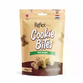 Reflex Plus Cookie Bites Mini Bones Küçük Irk Yetişkin 150 gr Köpek Ödül Maması
