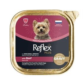 Reflex Plus Dana Etli 85 gr Mini ve Küçük Irk Yetişkin Köpek Konservesi