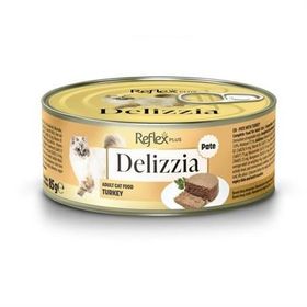 Reflex Plus Delizzia Hindi Etli Ezme Yetişkin 85 gr Kedi Konservesi