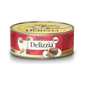Reflex Plus Delizzia Kıyılmış Dana Etli 24x85 gr Yetişkin Konserve Kedi Maması