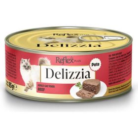 Reflex Plus Delizzia Sos İçinde Dana Parça Etli Yetişkin 85 gr Kedi Konservesi