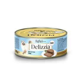 Reflex Plus Delizzia Ton Balıklı Ezme Yetişkin 85 gr Kedi Konservesi