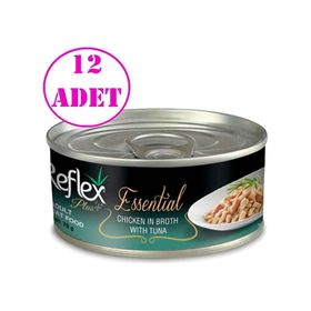 Reflex Plus Essential Tavuklu ve Ton Balıklı 12x 70 gr Konserve Yetişkin Kedi Maması