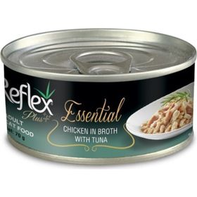 Reflex Plus Essential Tavuklu ve Ton Balıklı 24x 70 gr Konserve Yetişkin Kedi Maması