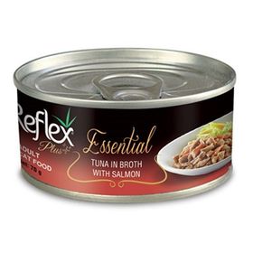 Reflex Plus Essential Ton Balıklı ve Somonlu Konserve Yetişkin Kedi Maması 70 gr