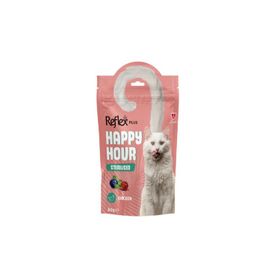 Reflex Plus Happy Hour Tavuklu Yaban Mersinli ve Kızılcıklı Kısırlaştırılmış 60 gr Kedi Ödül Maması