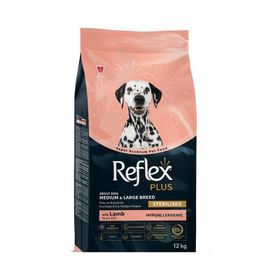 Reflex Plus Hipoalerjenik Kuzulu 12 kg Orta ve Büyük Irk Kısırlaştırılmış Yetişkin Köpek Maması