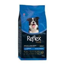 Reflex Plus Hipoalerjenik Somonlu 12 kg Orta ve Büyük Irk Yetişkin Köpek Maması