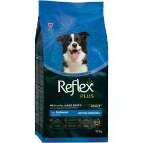 Reflex Plus Hipoalerjenik Somonlu 12 kg Orta ve Büyük Irk Yetişkin Köpek Maması