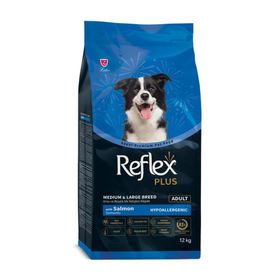 Reflex Plus Hipoalerjenik Somonlu 12 kg Orta ve Büyük Irk Yetişkin Köpek Maması