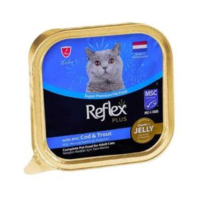 Reflex Plus Jöleli Morina Balıklı 85 gr Kedi Konservesi