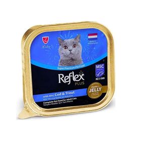 Reflex Plus Jöleli Morina ve Alabalıklı 85 gr Kedi Yaş Maması