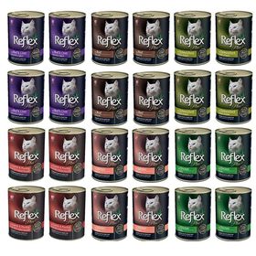 Reflex Plus Karışık 24x400 GR Kedi Konserve