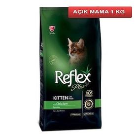 Reflex Plus Kitten Tavuklu 1 kg Yavru Açık Kedi Maması