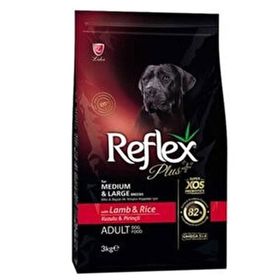 Reflex Plus Kuzu Etli 3 kg Orta ve Büyük Irk Yetişkin Köpek Maması