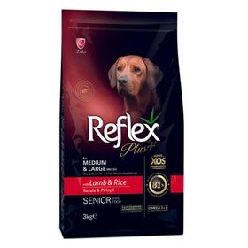 Reflex Plus Kuzu Etli 3 kg Yaşlı Köpek Maması