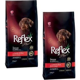 Reflex Plus Kuzu Etli Orta ve Büyük Irk 2x15 kg Yavru Köpek Maması