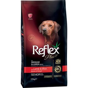 Reflex Plus Kuzu Etli Pirinçli 15 kg Köpek Maması