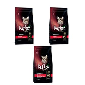 Reflex Plus Kuzu Etli Yetişkin 3x1.5 kg Kedi Maması